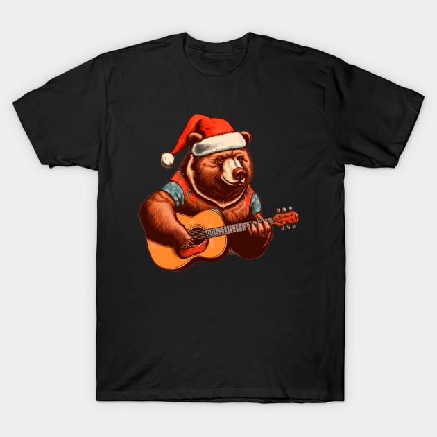 Oso navideño con guitarra 2 T-Shirt by TheGhostLagarto15